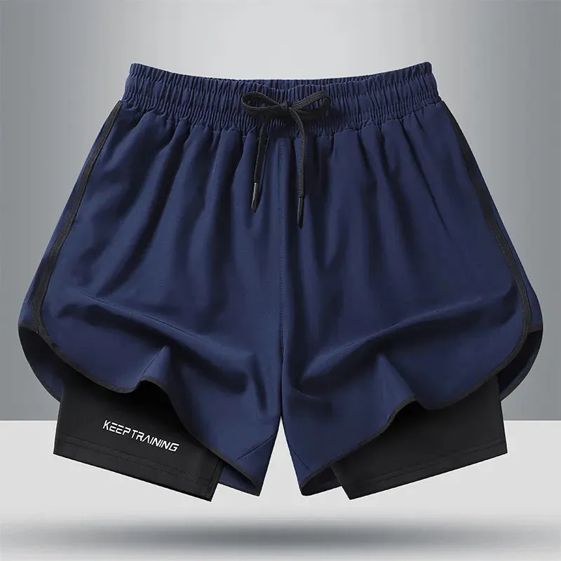Men's Black Outdoor Running Shorts