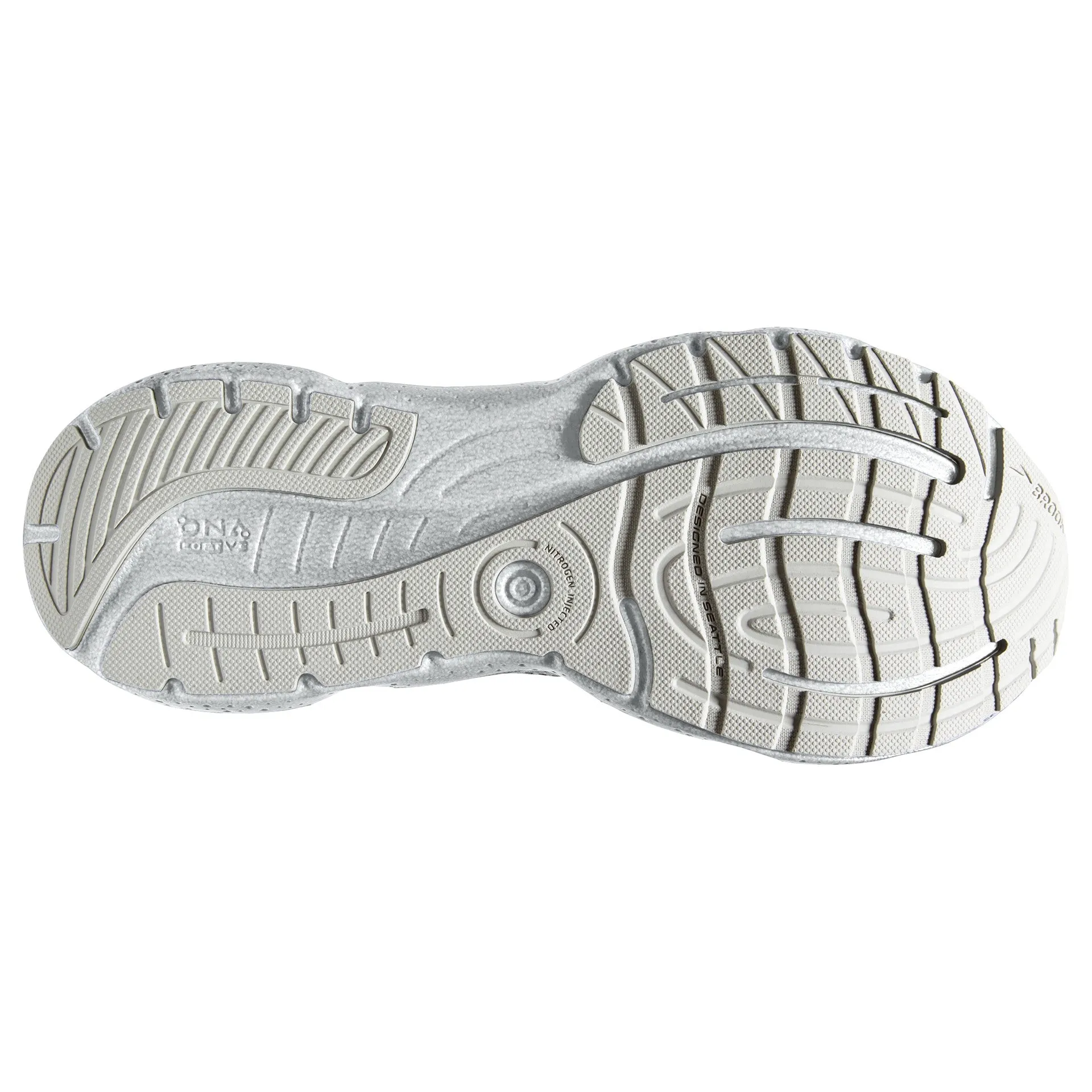 MENS BROOKS GLYCERINE 20 - ALLOY/GREY/BLUE DEPTHS