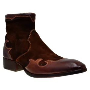 Men's Italian Shoes Jo Ghost 2100 Brown Leather Ankle Boots last pair size 41