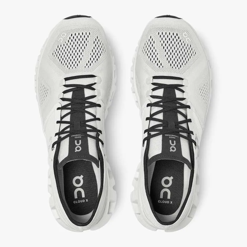 MENS ON CLOUD X -  WHITE/BLACK