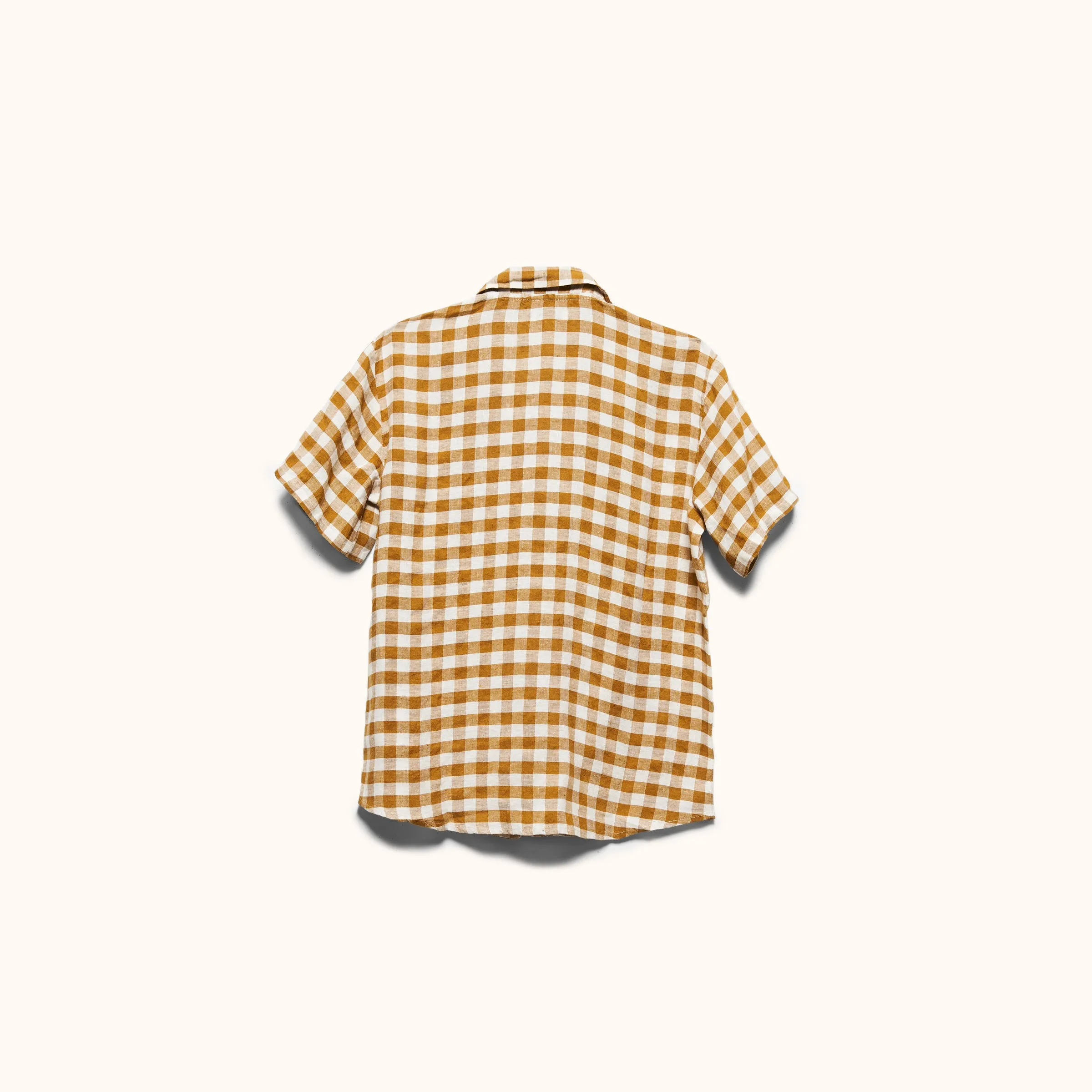 Mila Short Sleeve - Honey Gingham, XS