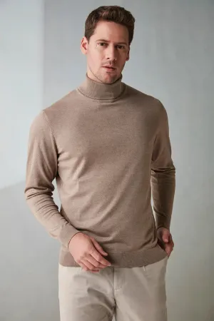 Mink Silk and Cashmere Utku Men's Knitwear
