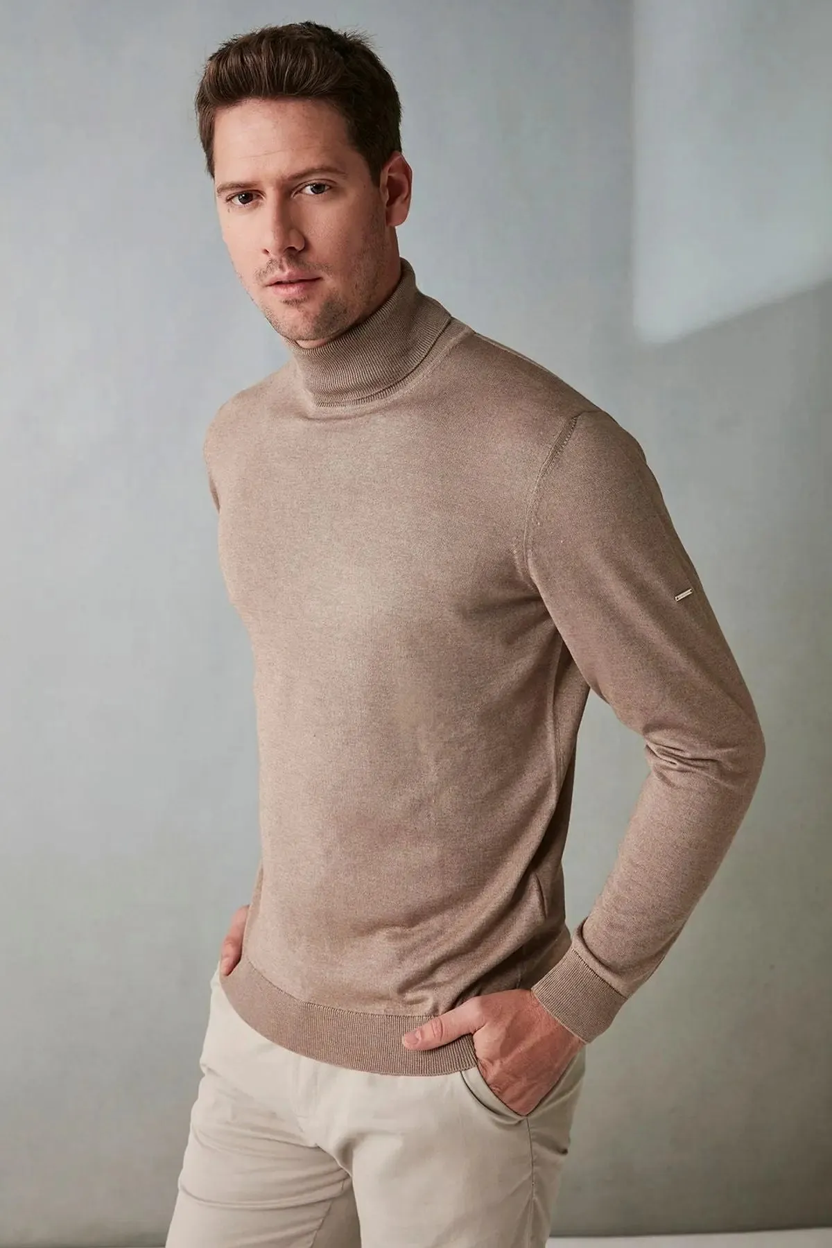 Mink Silk and Cashmere Utku Men's Knitwear