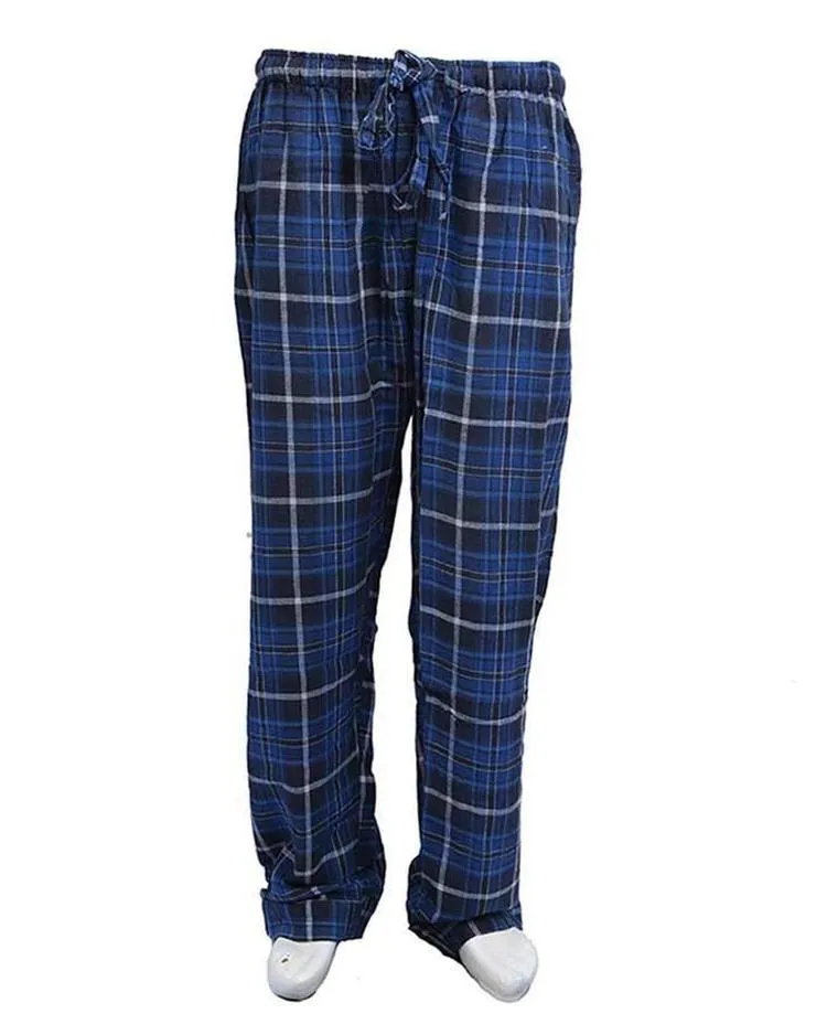 Pack of 2 - Men's Cotton Check Pajama - Cotton Yarn Dyed Flannel Men's Pajama MF-05
