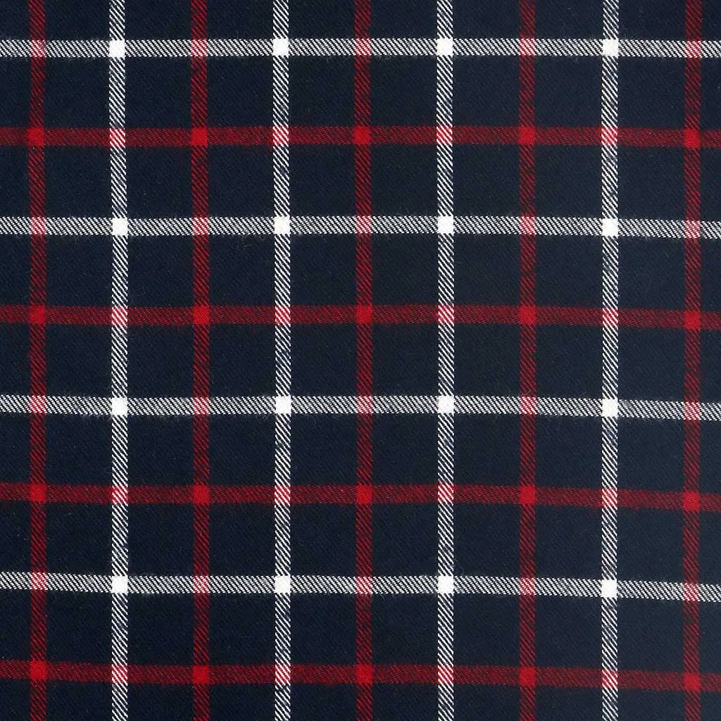 Pajama Lightweight Flannel Plaid - Navy