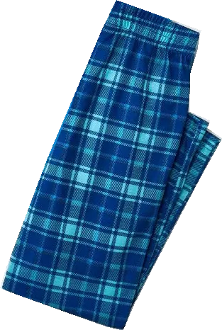 "2024 Family Christmas Making Memories Together" Text Ring Pattern - Blue Long Sleeve Top With Blue Plaid Family Matching Pajamas