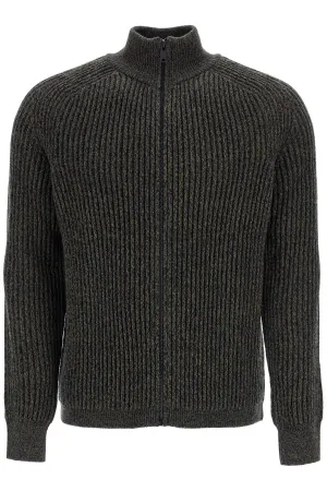 regular fit green high neck sweater in wool and polyacrylic 50523540 OPEN GREEN