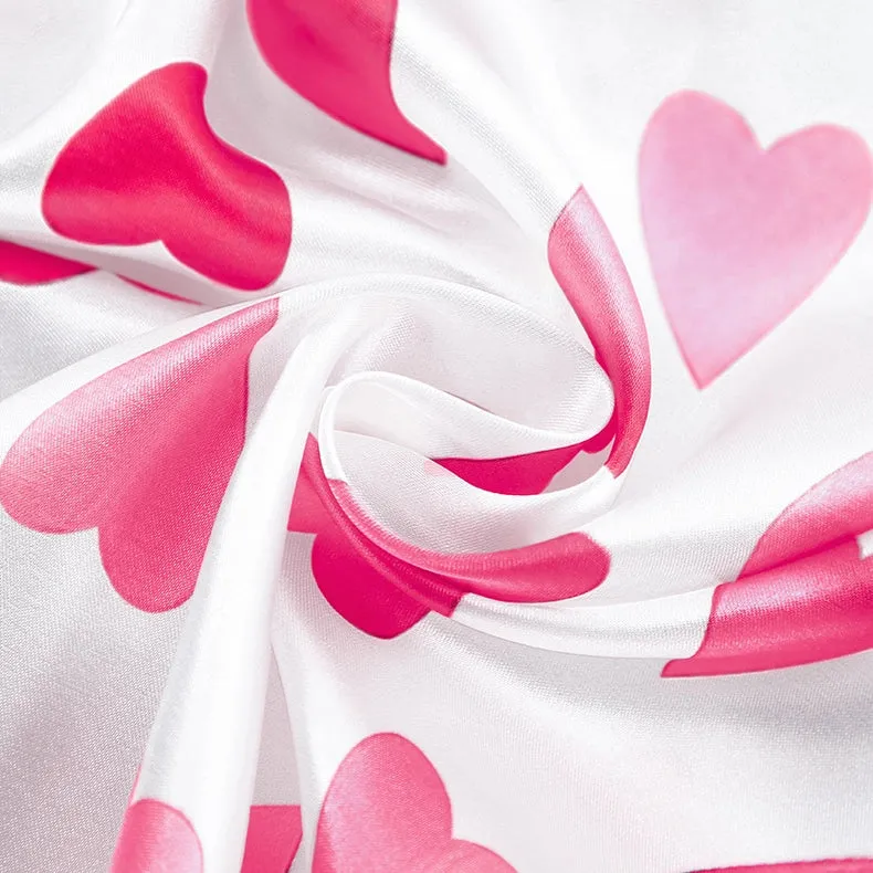 Valentine's Day Love Pajamas Shorts Two-Piece Loungewear Set